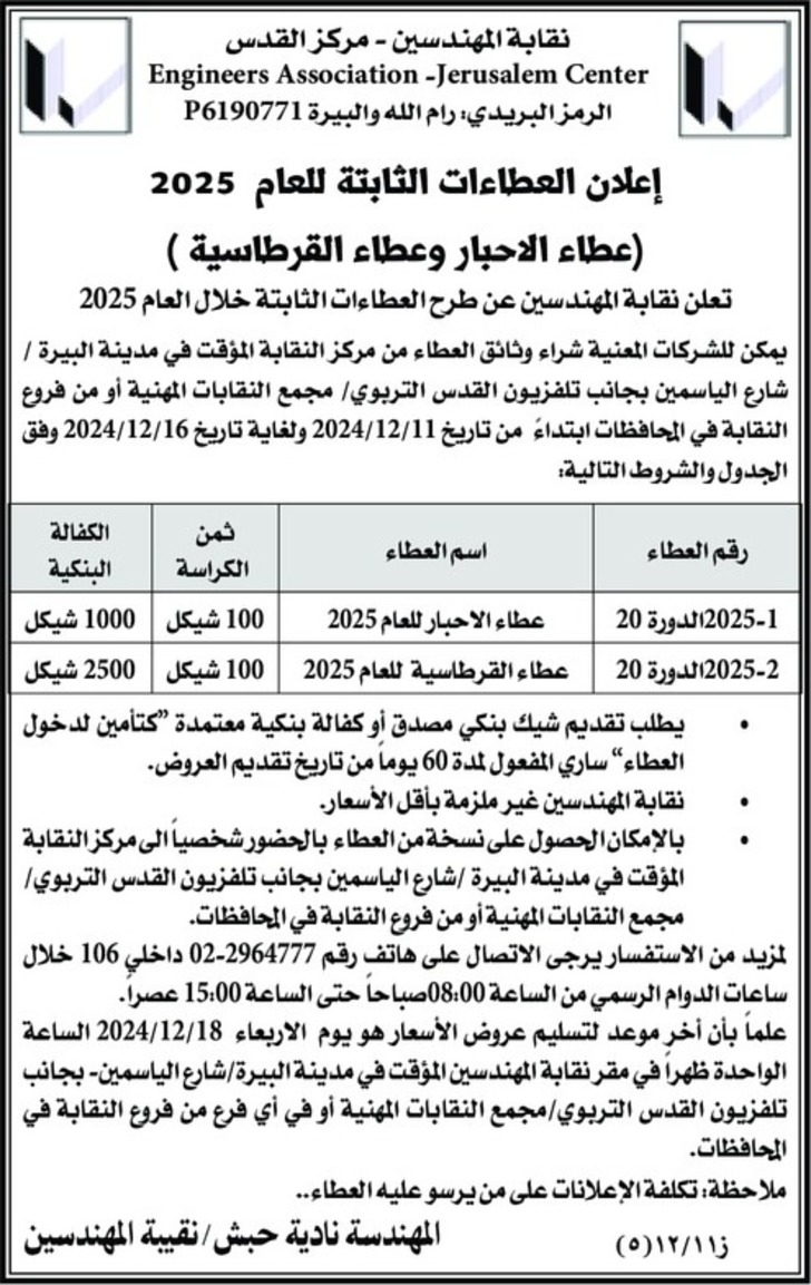 عطاء الاحبار وعطاء القرطاسية