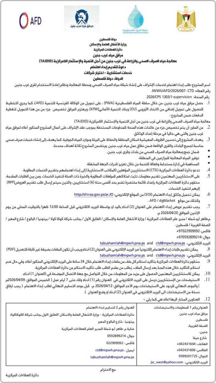 تقديم خدمات استشارية