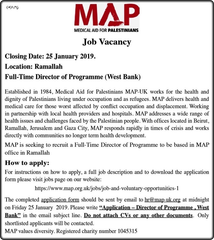 full time director of programme 