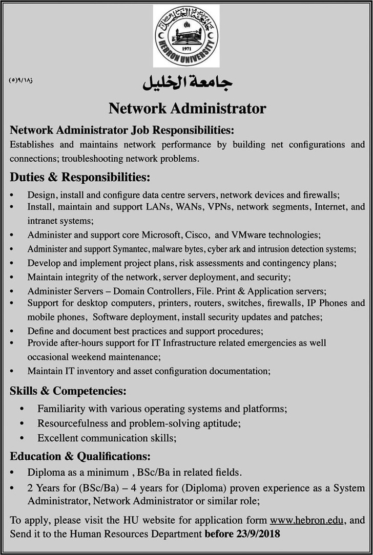 Network Administrator 