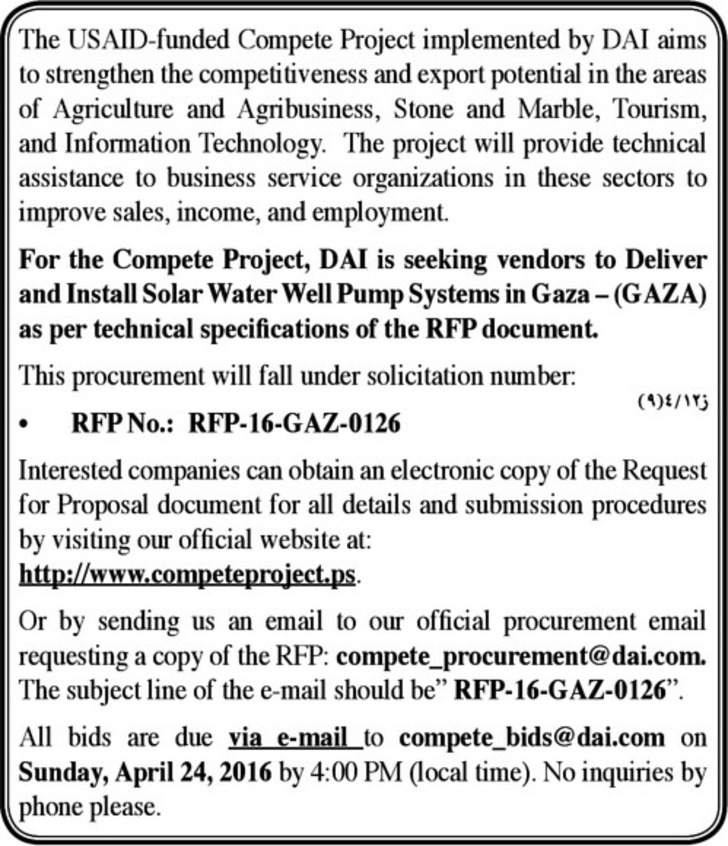 deliver and install solar water well pump systems