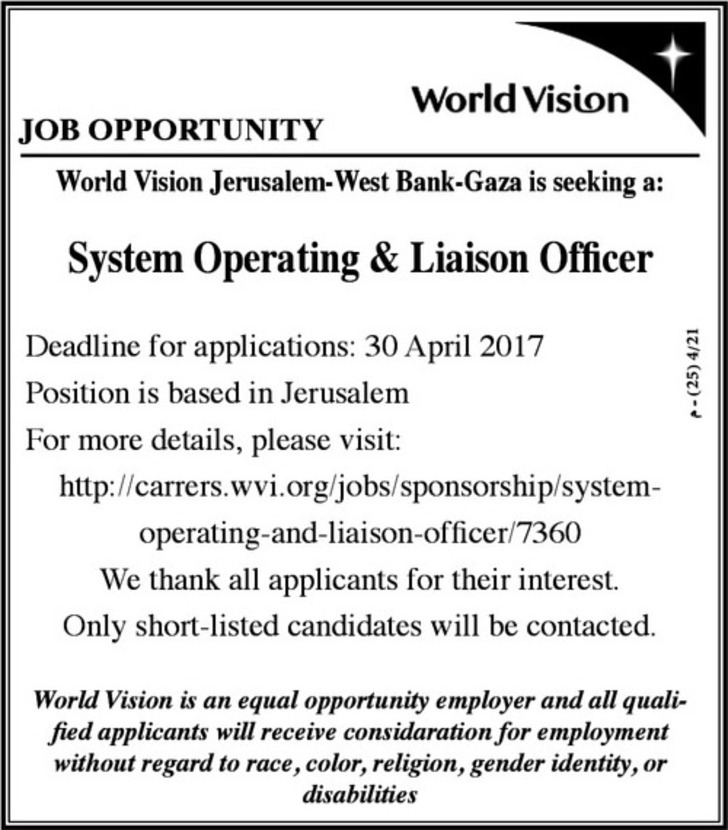 system operating &amp; liaison officer 
