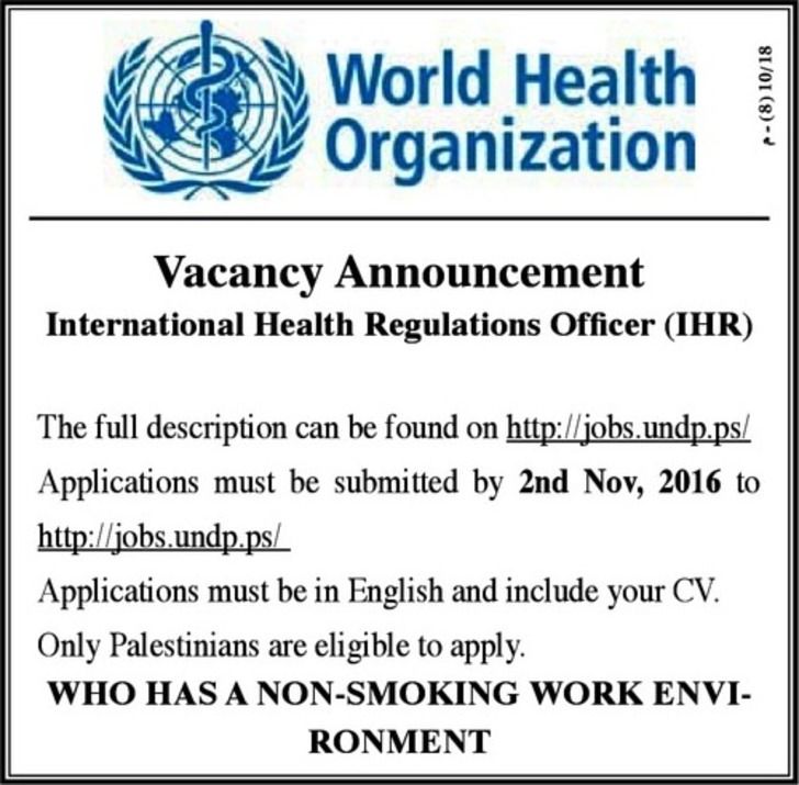 International Health Regulations Officer