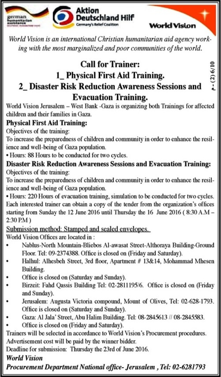 disaster risk reduction awareness sessions and evacuation training