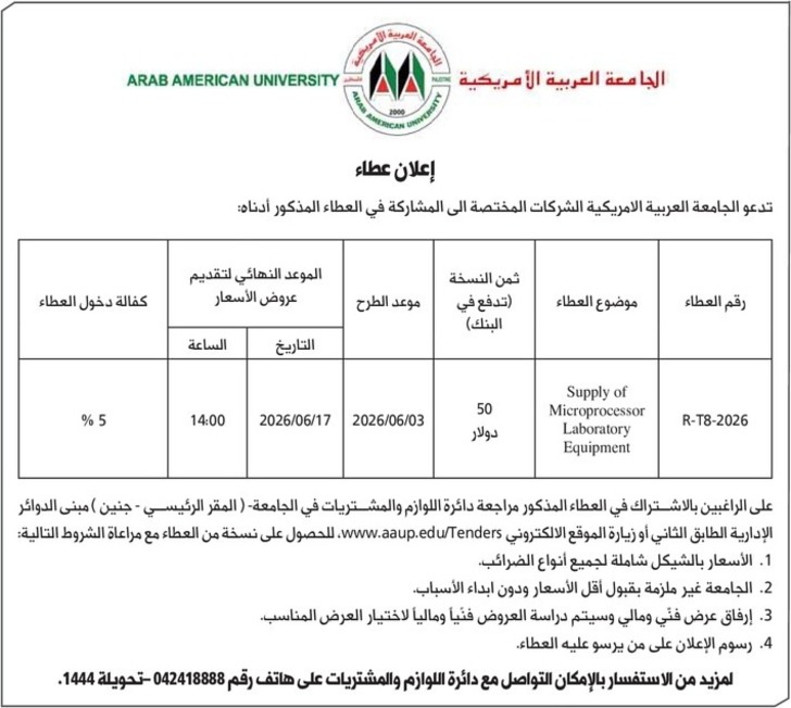 Supply of Microprocessor Laboratory Equipment