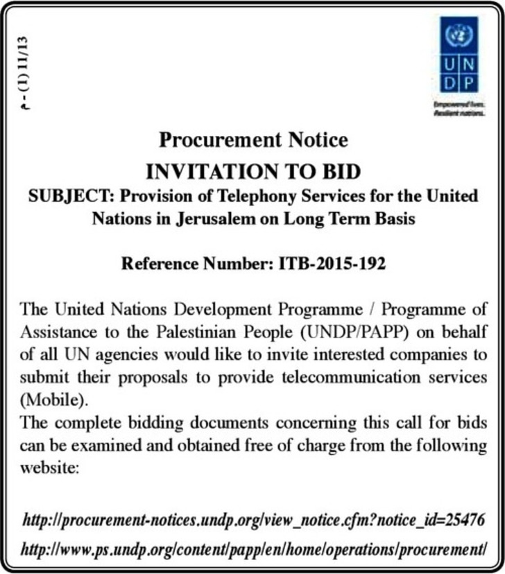 Provision of Telephony Services
