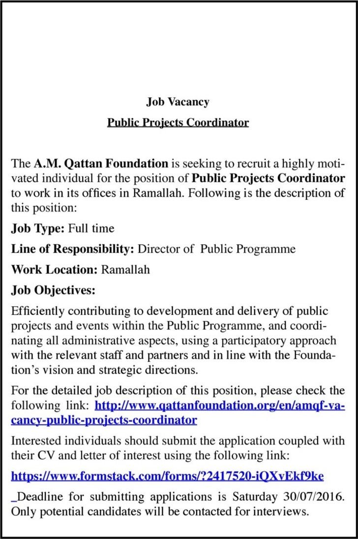 director of public programme