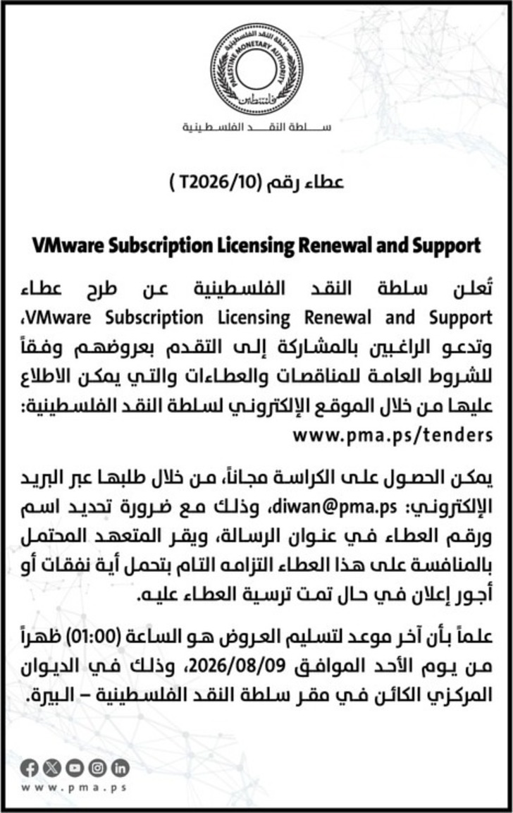 VMware Subscription Licensing Renewal and Support