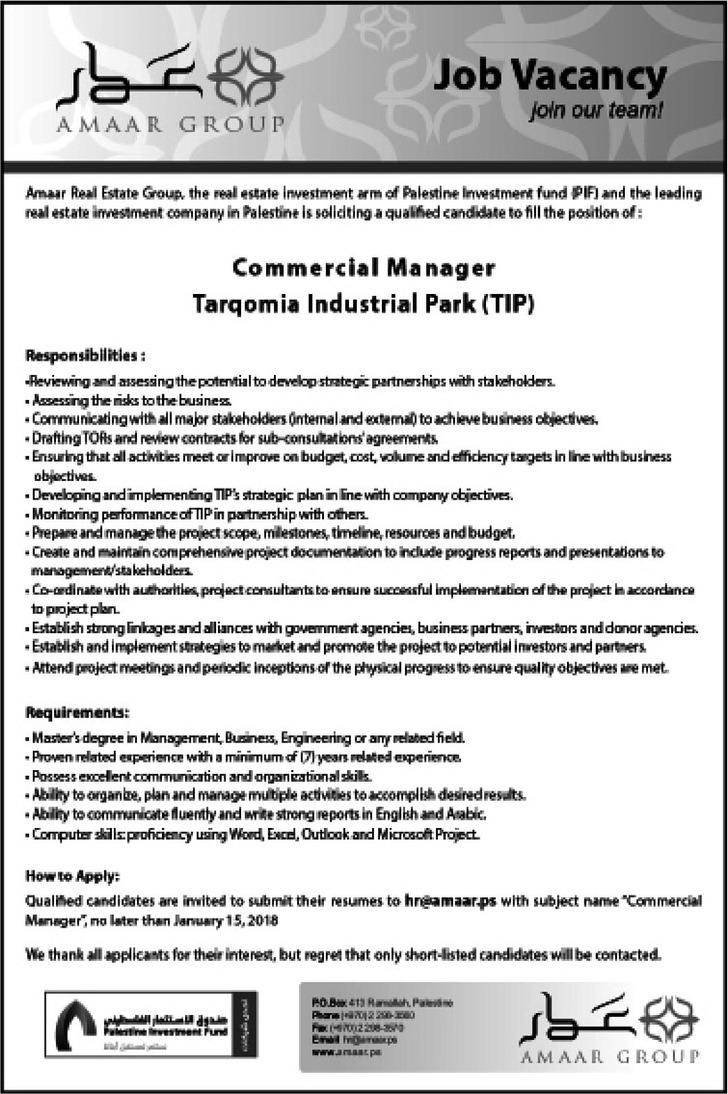 commercial manager
