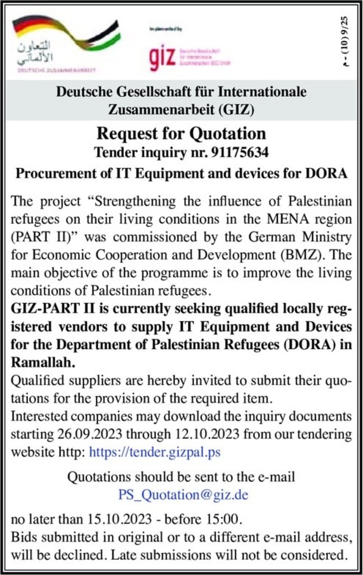 procurement of IT Equipment and devices