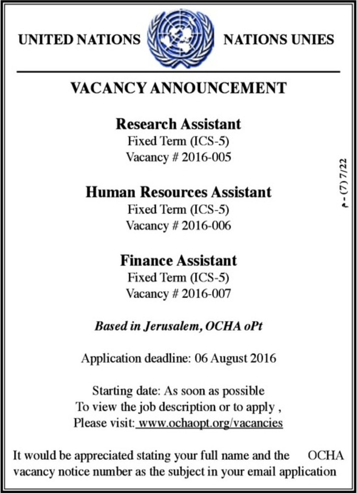  Human Resources assistant