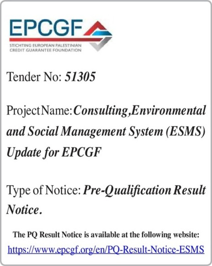 Consulting , Environmental and Social Management System ( ESMS ) Update for EPCGF