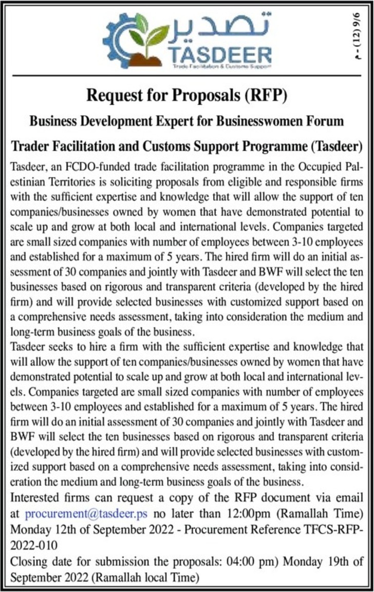 Business Development Expert