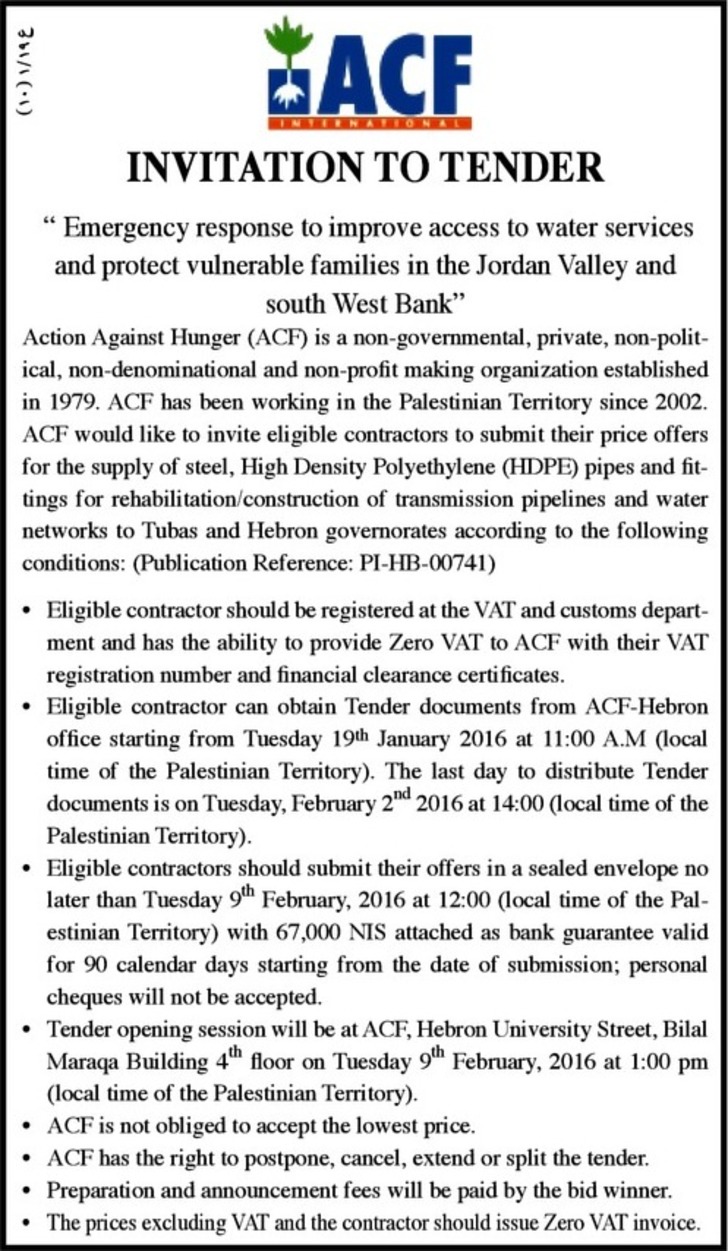 Rehabilitation of Transmission Pipelines and water networks 