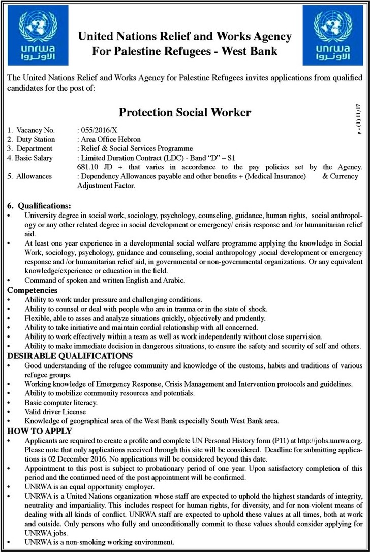 Protection Social Worker