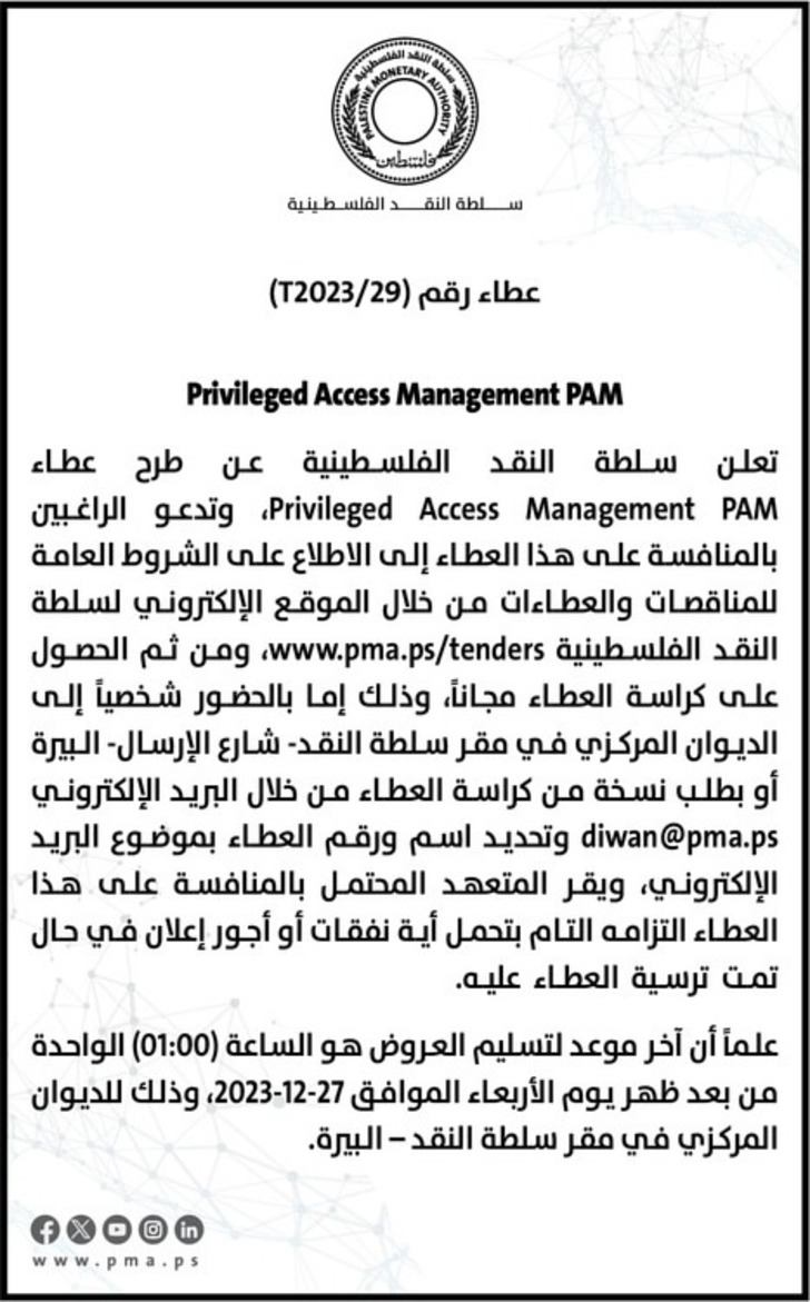Privileged Access Management PAM
