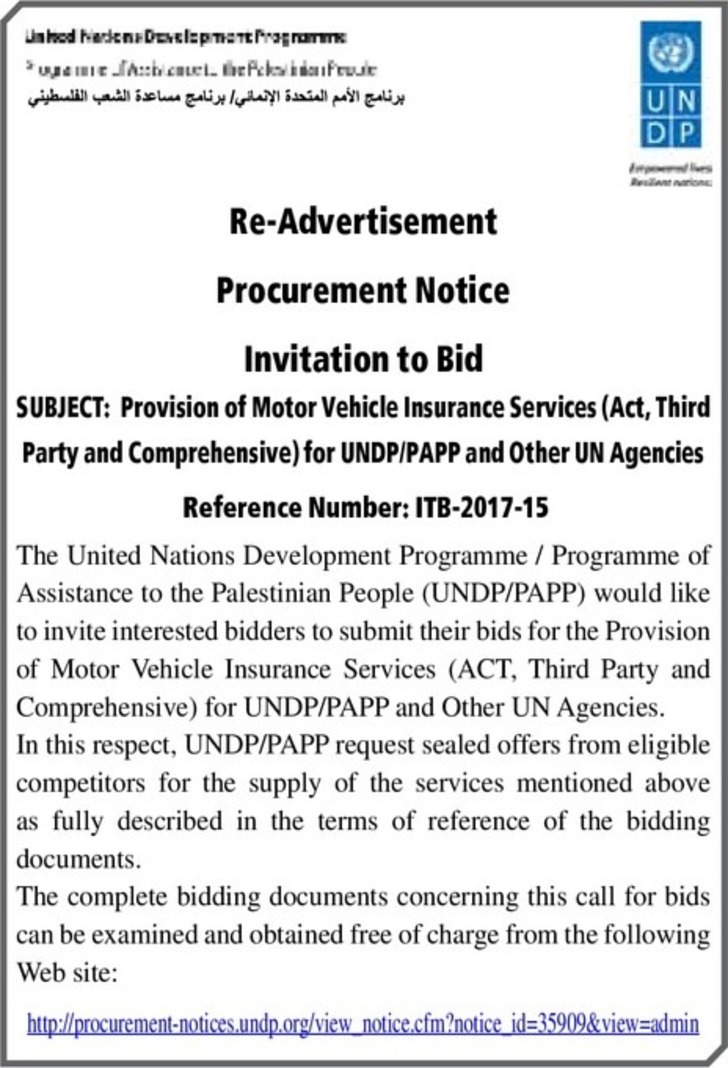 provision of motor vehicle insurance 