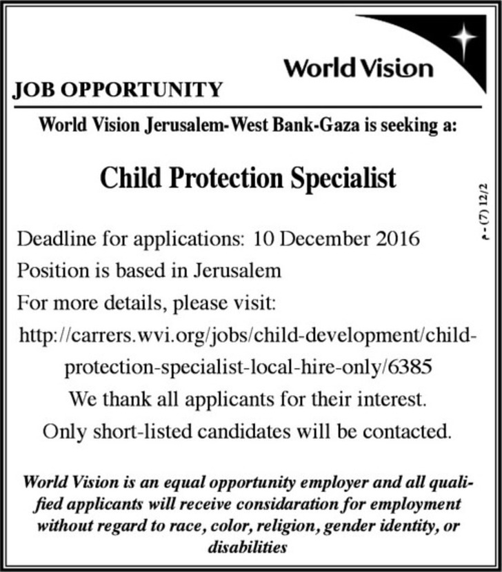 Child Protection specialist