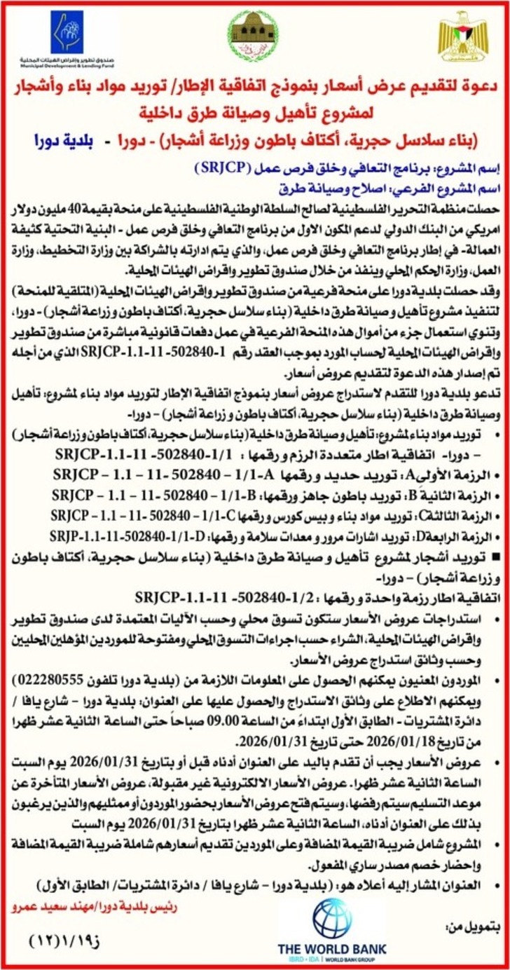  اصلاح وصيانة طرق 