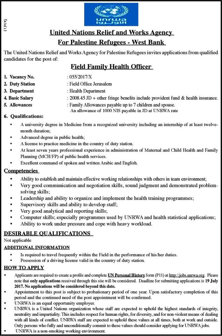 field family health officer